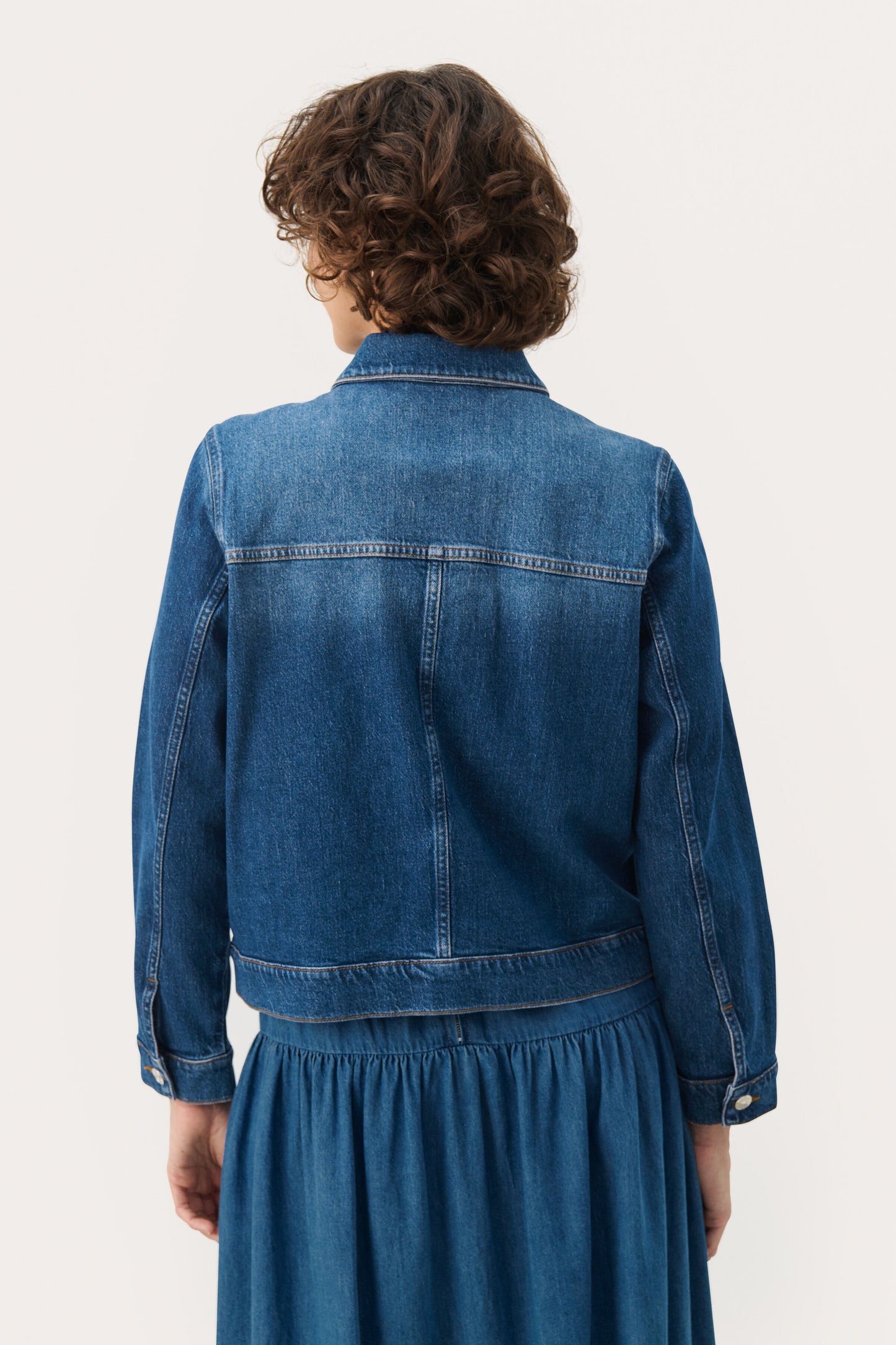 Part Two Nannie Medium Blue Denim Jacket