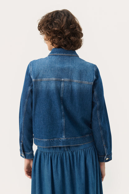 Part Two Nannie Medium Blue Denim Jacket