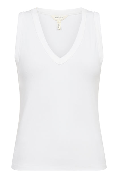 Part Two Nikkia Bright White Vest Top