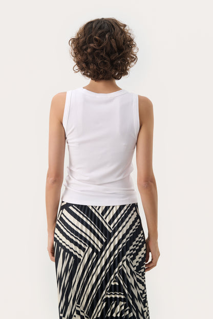 Part Two Nikkia Bright White Vest Top