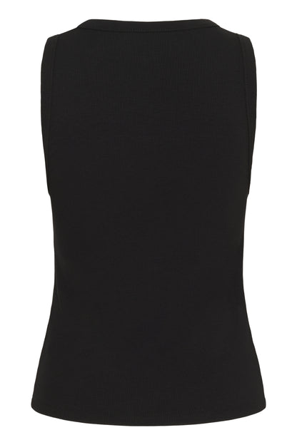 Part Two Nikkia Black Vest Top