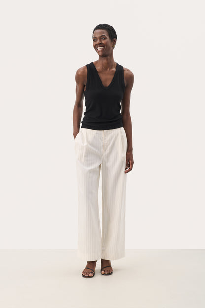 Part Two Nikkia Black Vest Top