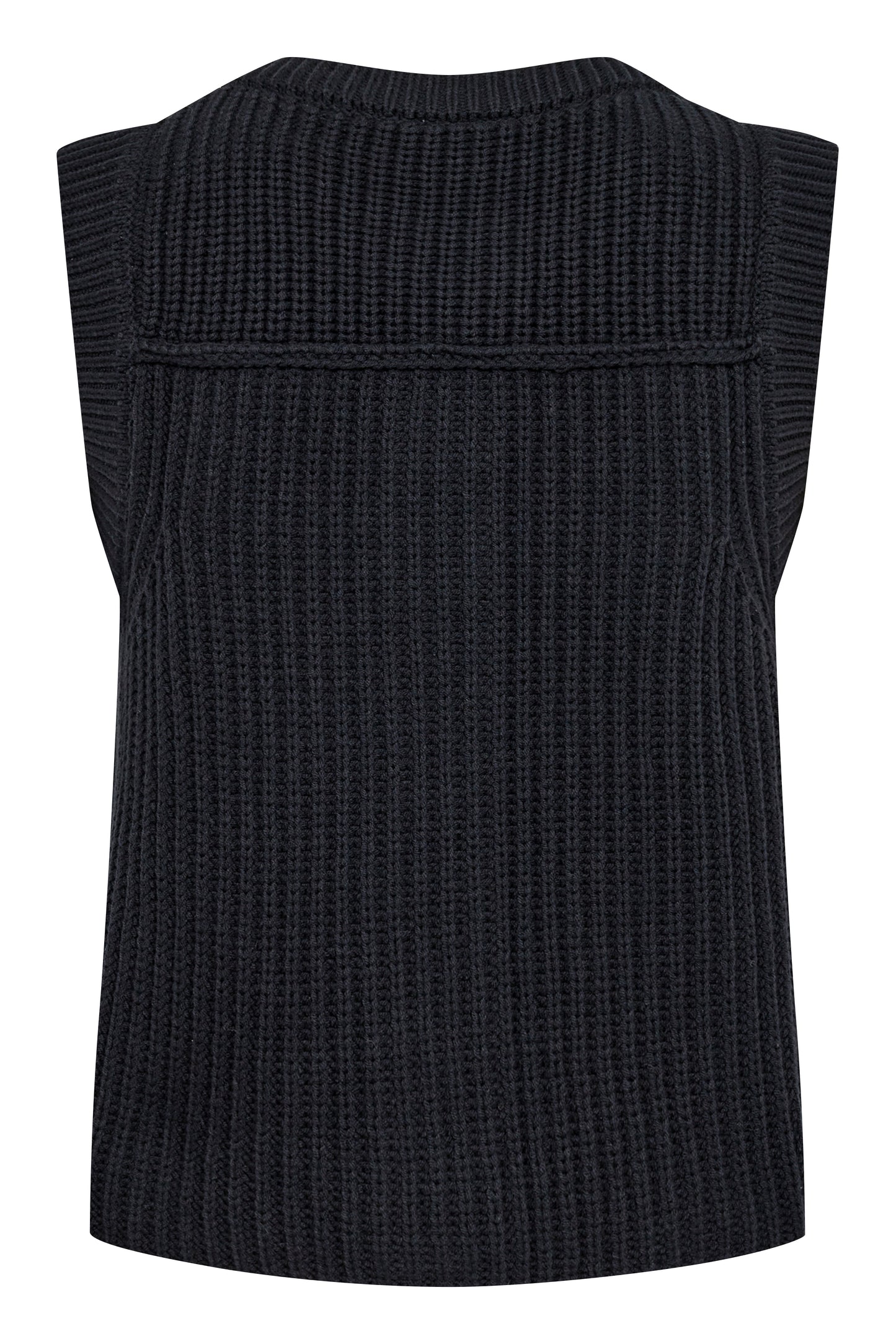 Part Two Noemie Dark Navy Knitted Waistcoat