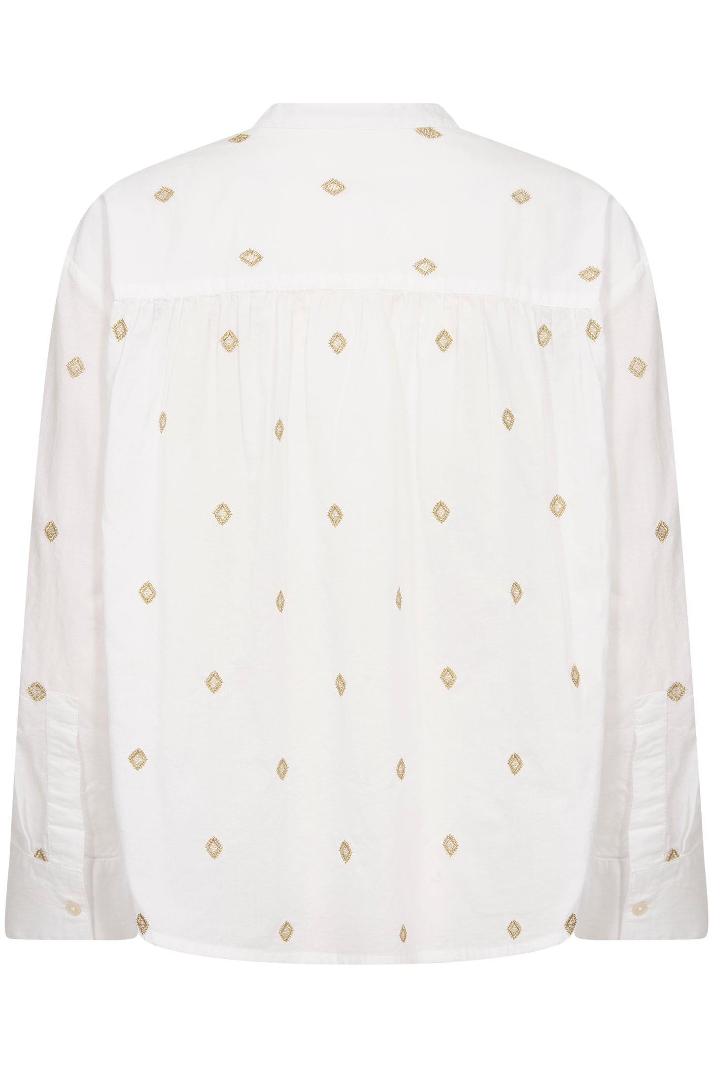 Part Two Natale Bright White/Gold Blouse