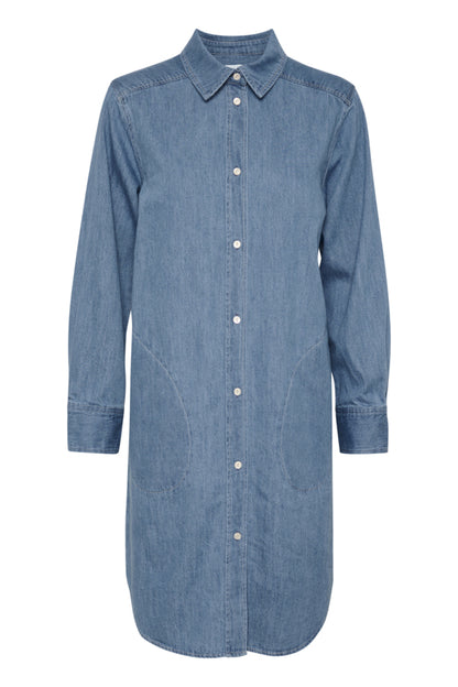 Part Two Nuria Medium Blue Denim Dress