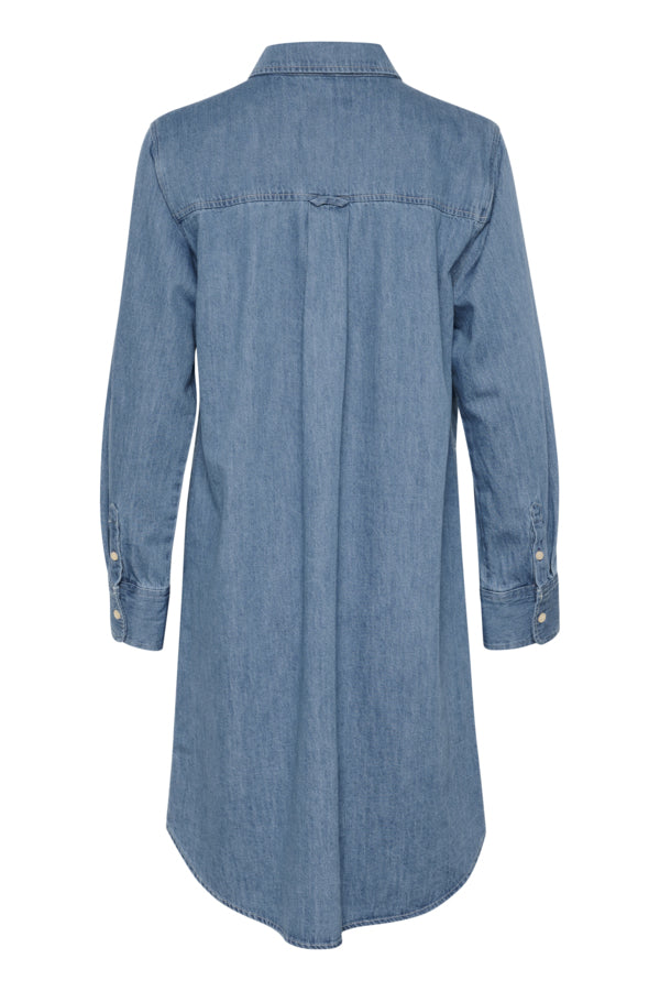 Part Two Nuria Medium Blue Denim Dress