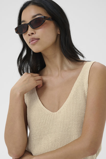Part Two Rebecca French Oak Knit Top