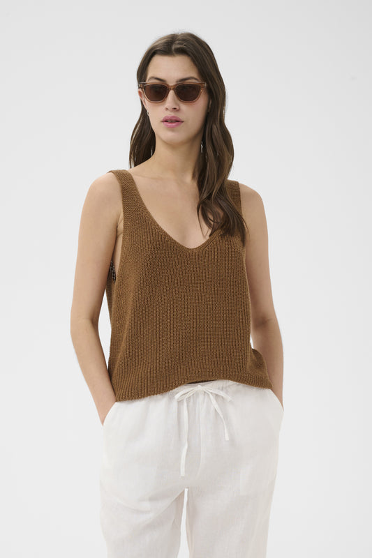 Part Two Rebecca Argan Oil Knit Top