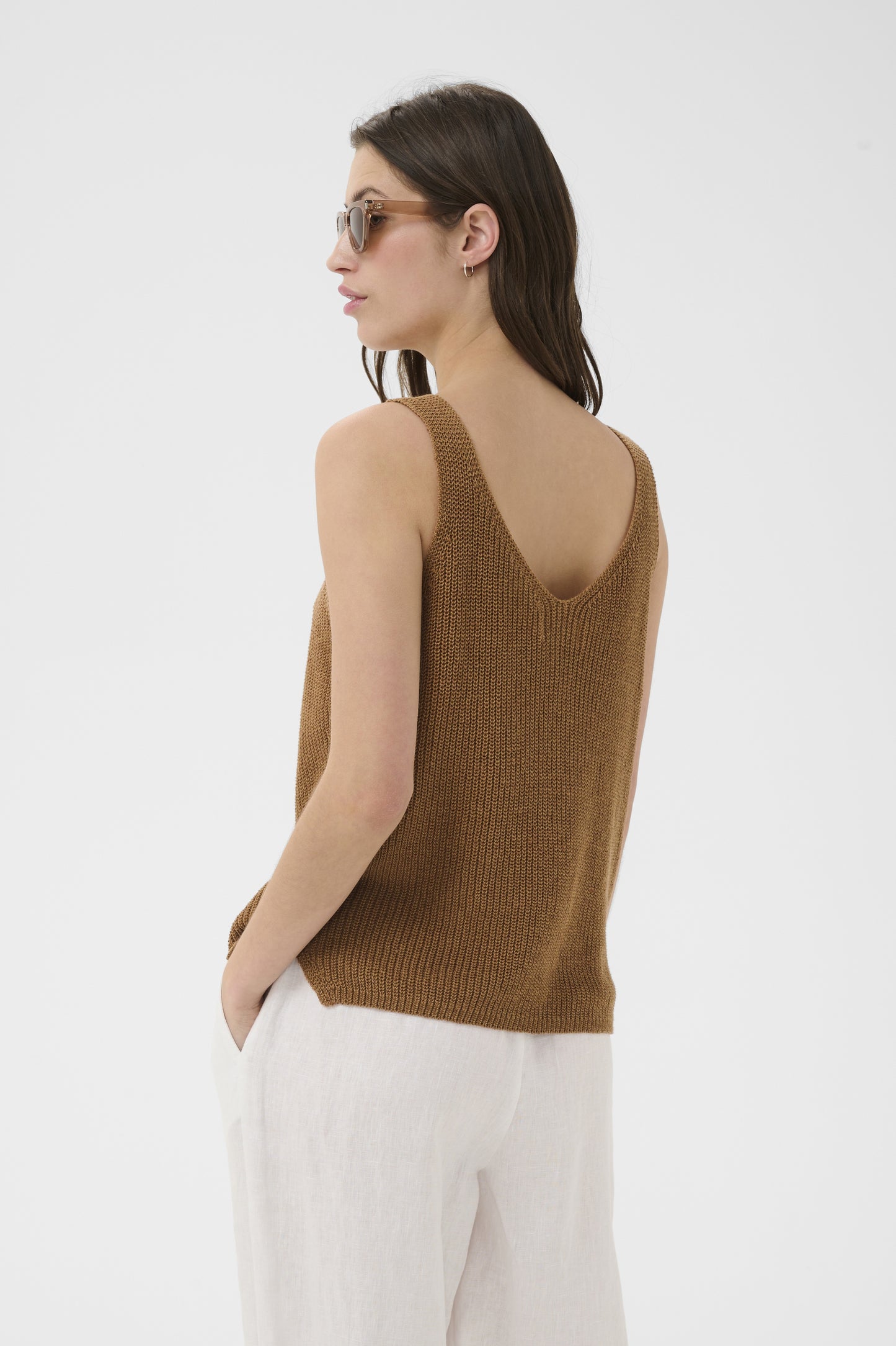 Part Two Rebecca Argan Oil Knit Top