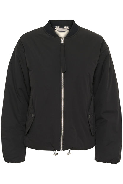 Part Two Sari Black Zip Up Jacket