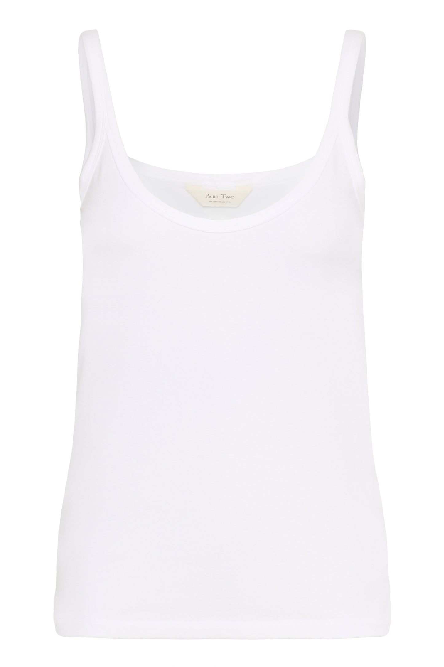 Part Two Nelie Bright White Vest Top
