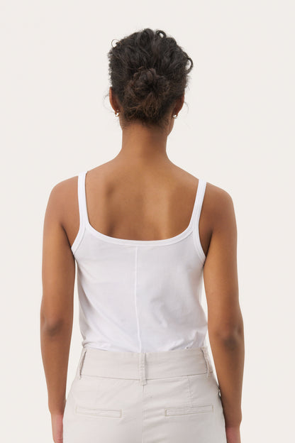 Part Two Nelie Bright White Vest Top
