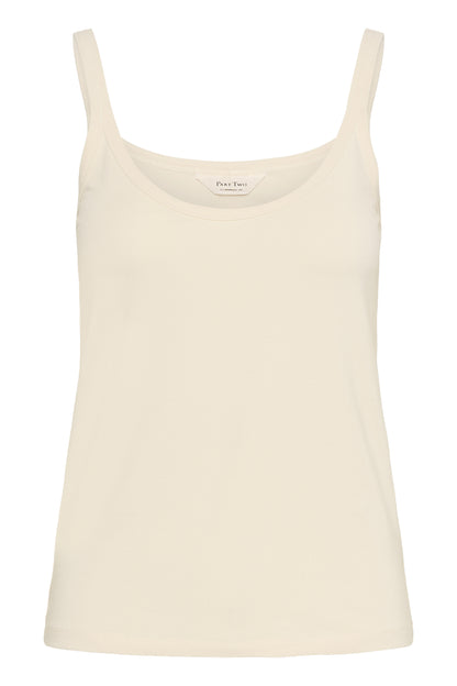 Part Two Nelie Whitecap Gray Vest Top