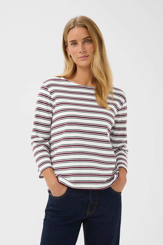 Part Two Nela Stripe Long Sleeve Top