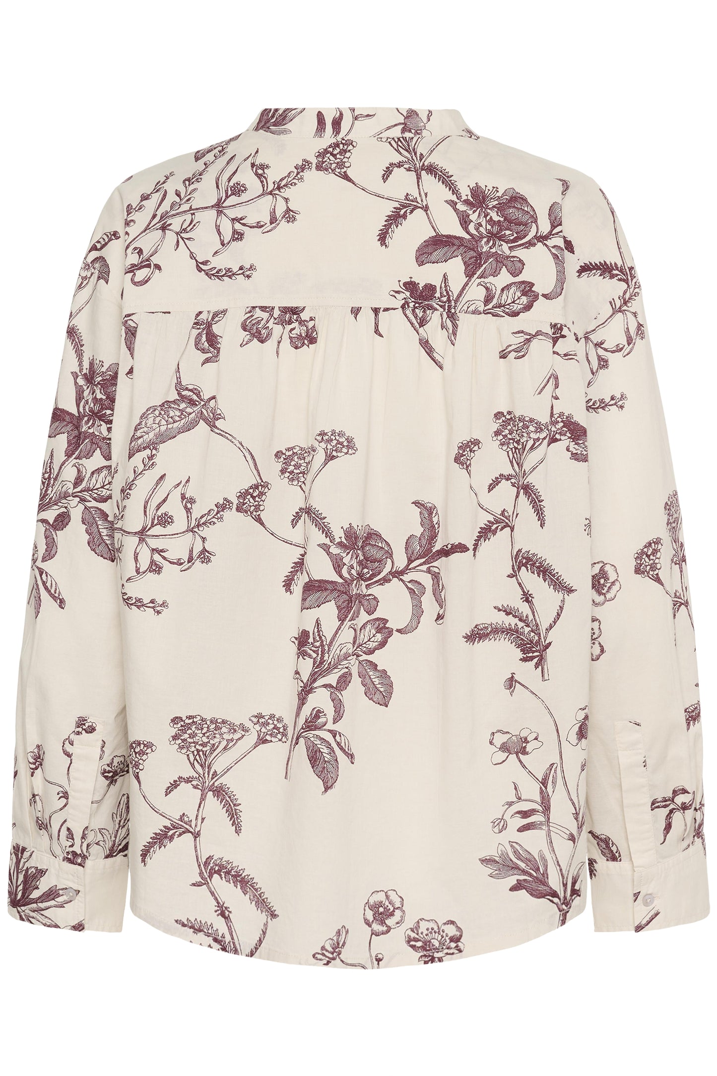 Part Two Natale Tawny Port Botanical Blouse