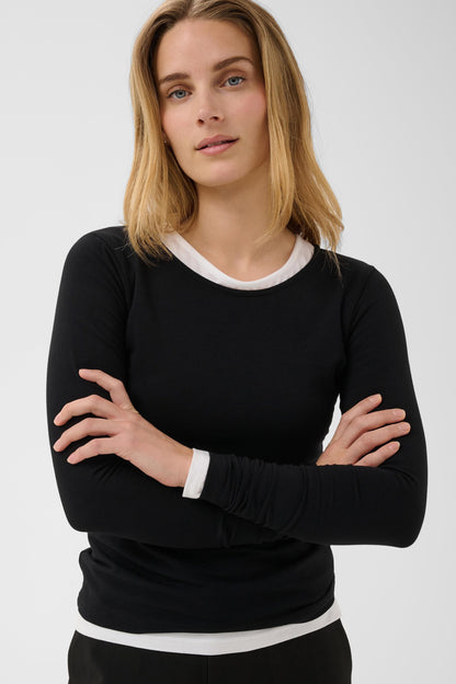 Part Two Black Nemajas LS Top