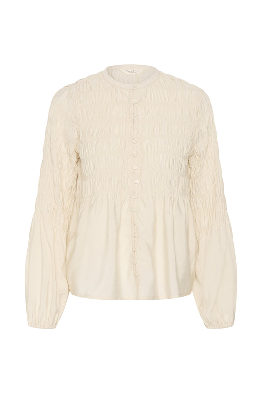 Part Two Siffe Whitecap Gray Blouse