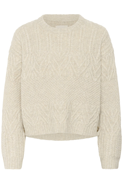 Part Two Sindy French Oak Melange Jumper