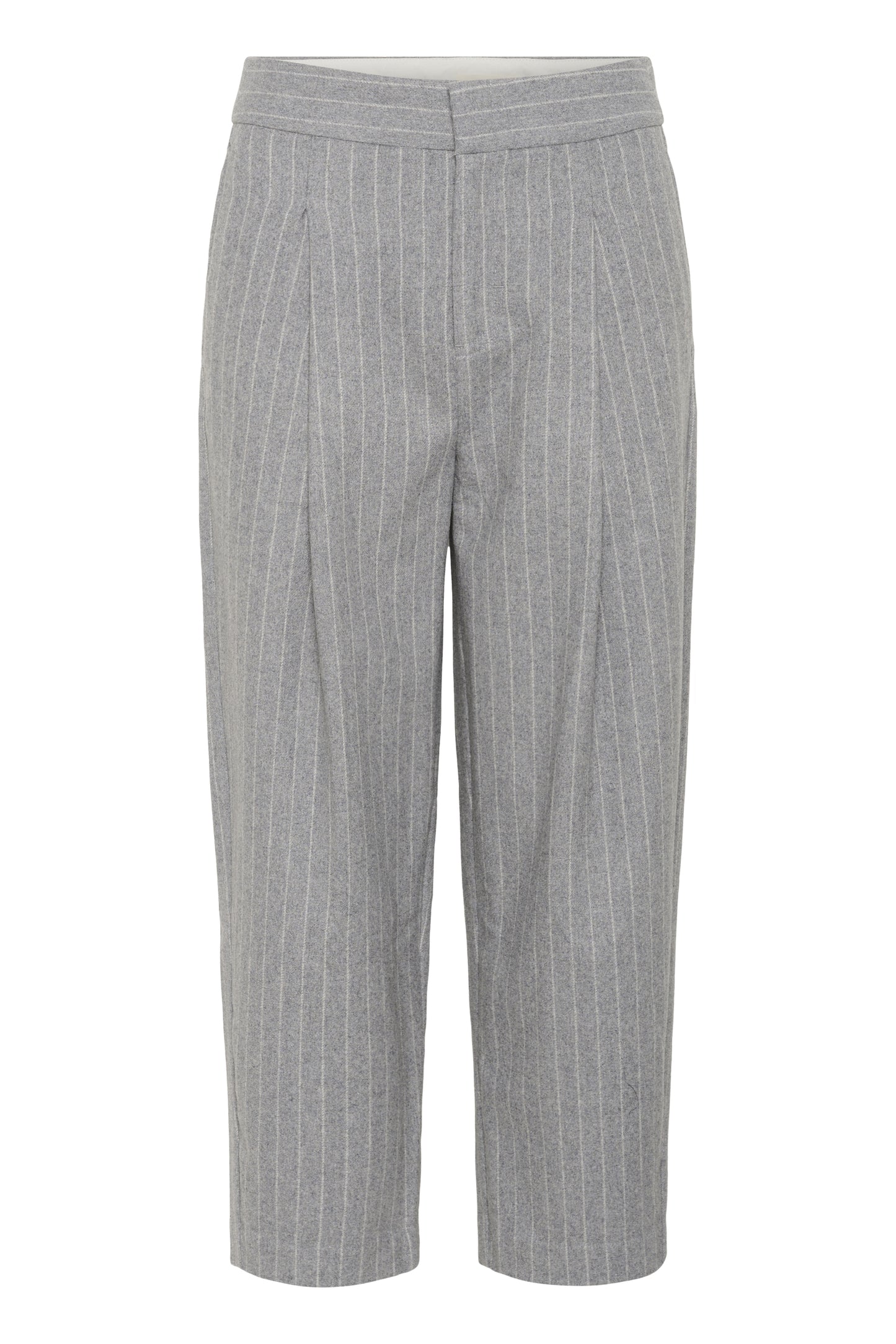 Part Two Solbritt Medium Grey Pinstripe Trouser