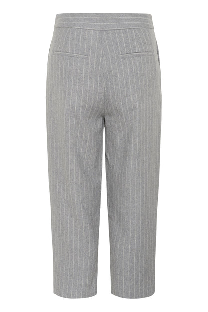 Part Two Solbritt Medium Grey Pinstripe Trouser