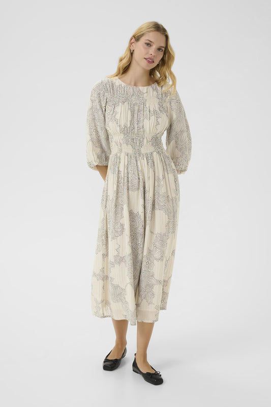 Part Two Steffi French Oak Print Dress