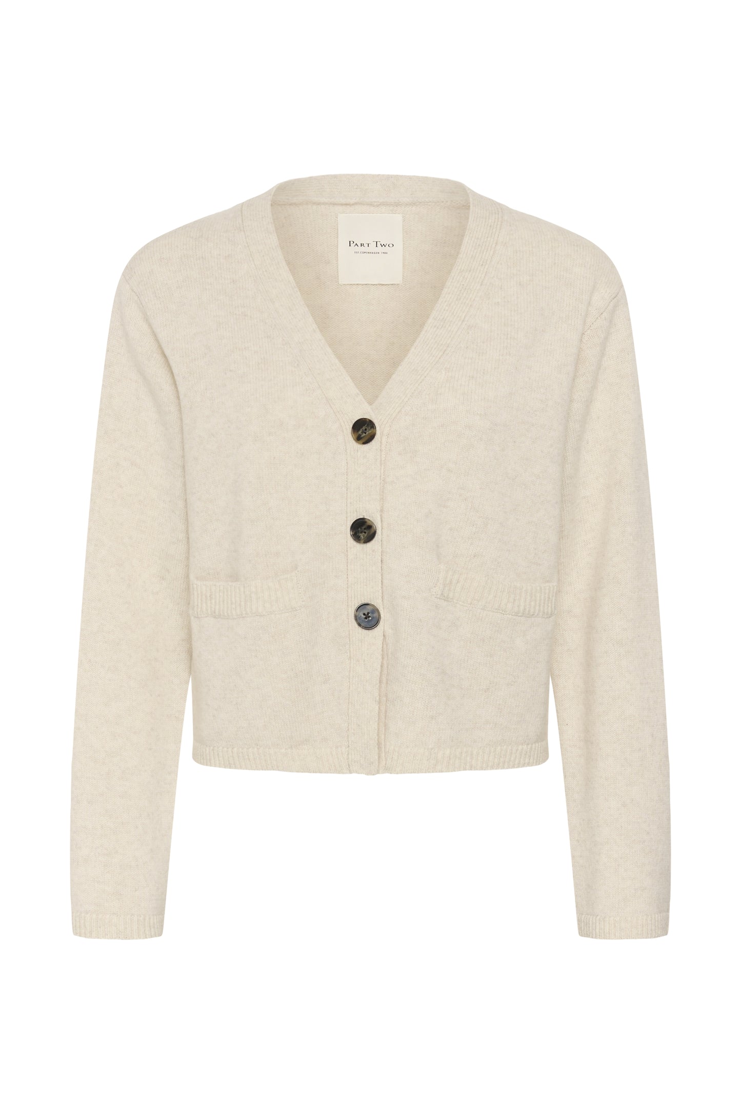 Part Two Sveva Oatmeal Melang Cardigan 30310051