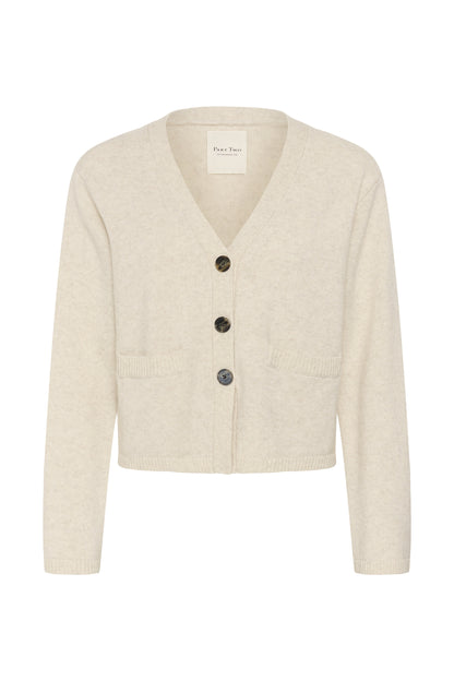 Part Two Sveva Oatmeal Melang Cardigan 30310051