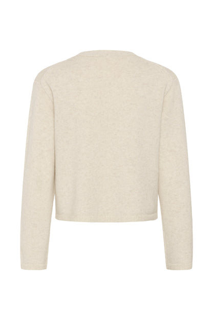 Part Two Sveva Oatmeal Melang Cardigan 30310051