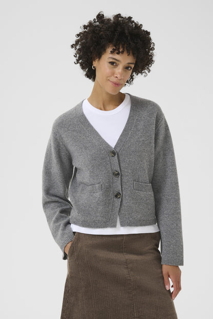 Part Two Sveva Medium Grey Melange Cardigan