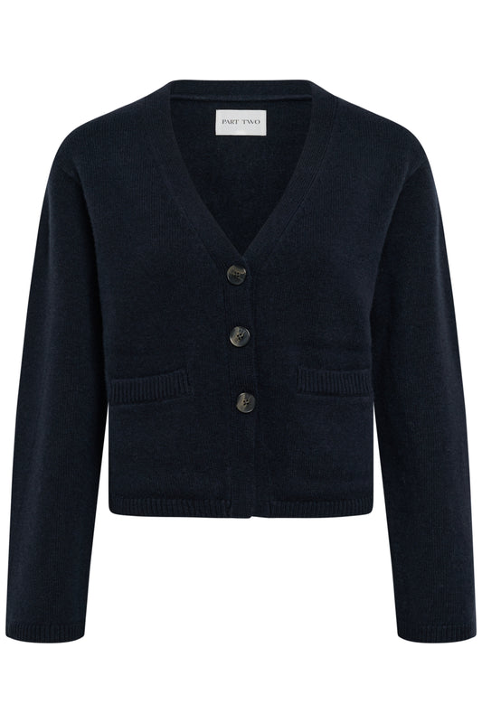 Part Two Sveva Dark Navy Cardigan