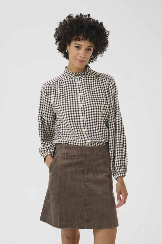 Part Two Samilla Ganache Check Shirt