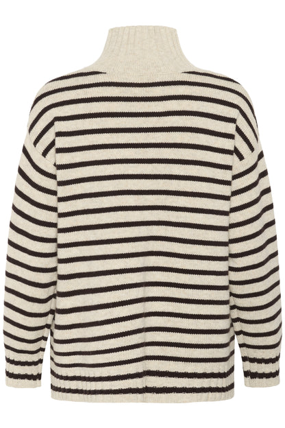 Part Two Lilye French Oak/Ganache Stripe Jumper
