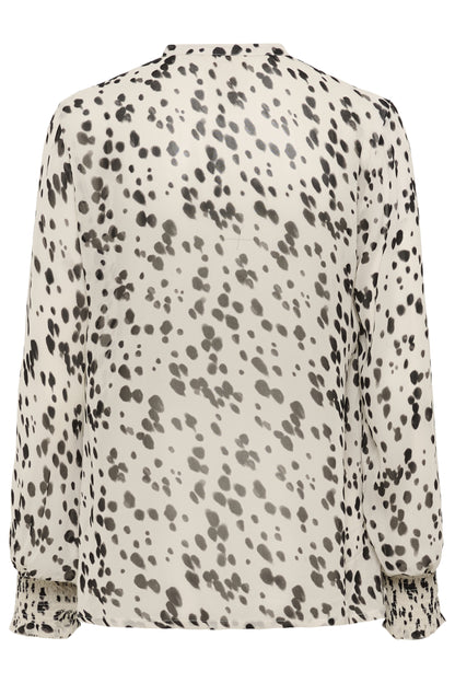 Part Two Varinka French Oak Dot Blouse