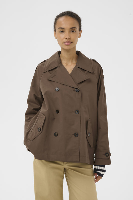 Part Two Yuna Chocolate Brown Jacket