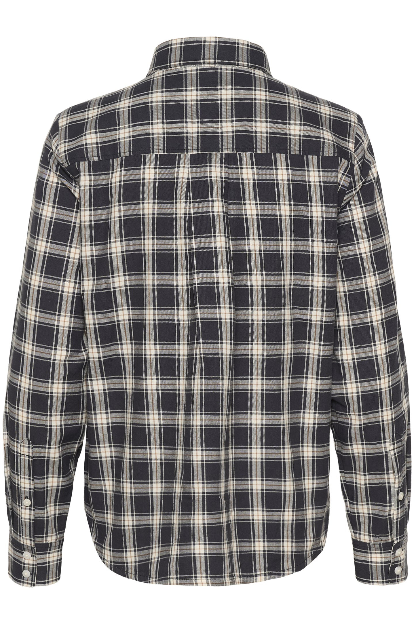 Part Two Yana Dark Navy Check Shirt