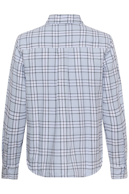 Part Two Yana Heather Check/Blue Shirt