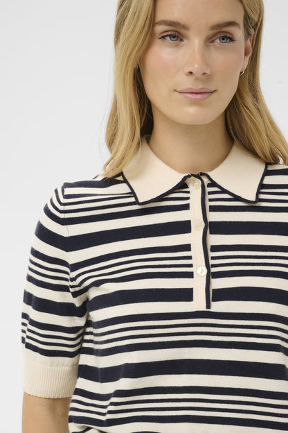 Part Two Anetti Dark Blue Knit Top