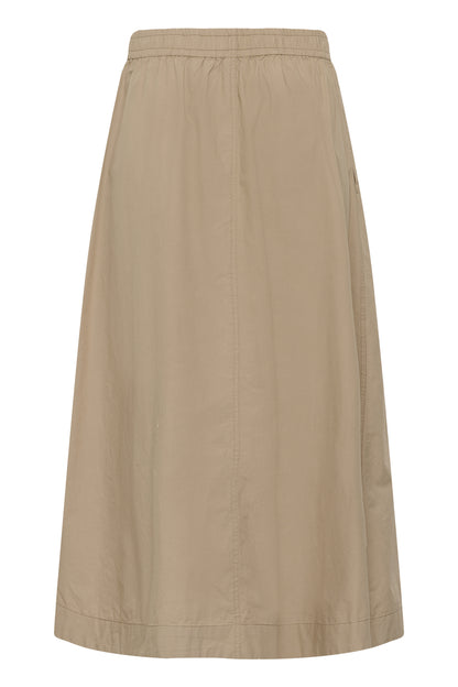 Part Two Asmina Silver Mink Skirt