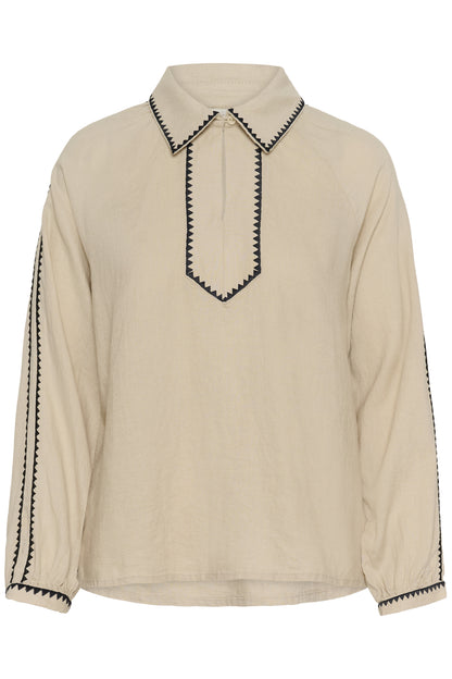 Part Two Aimy Oatmeal Blouse