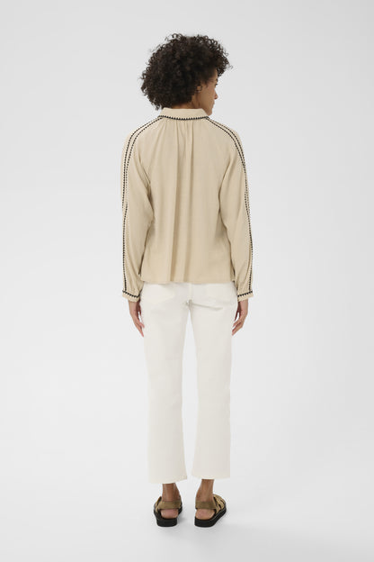 Part Two Aimy Oatmeal Blouse