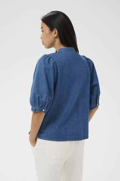 Part Two Alesia Medium Blue Denim Shirt
