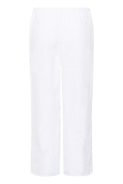 Part Two Berita Bright White Linen Trouser