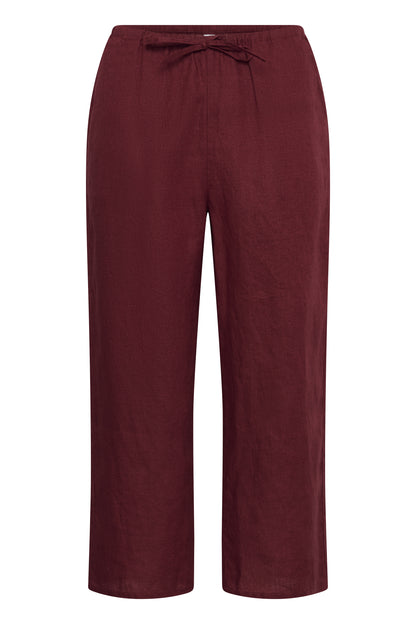 Part Two Berita Burnt Russetl Linen Trouser