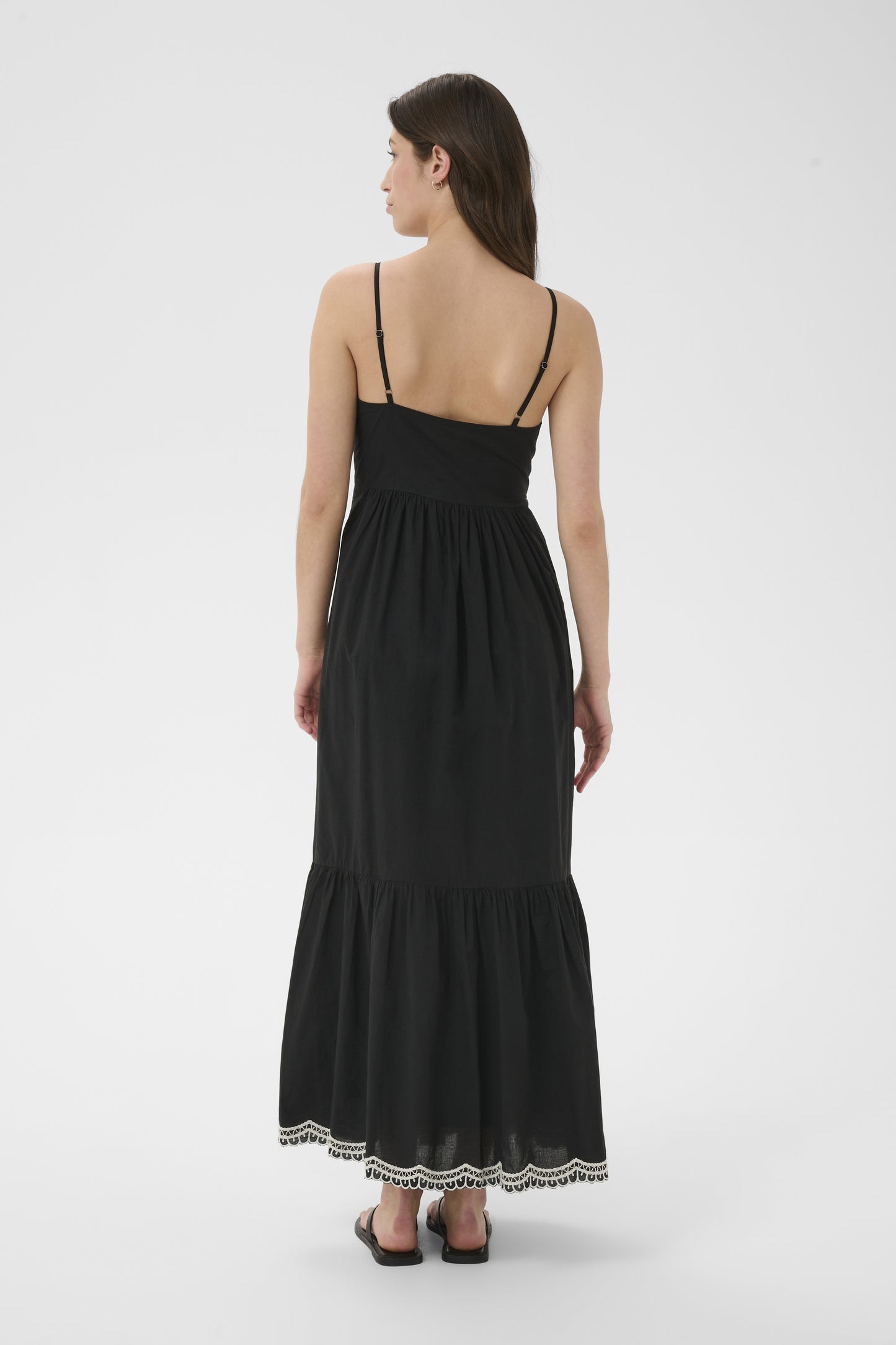 Part Two Bianna Black/Off White Dress
