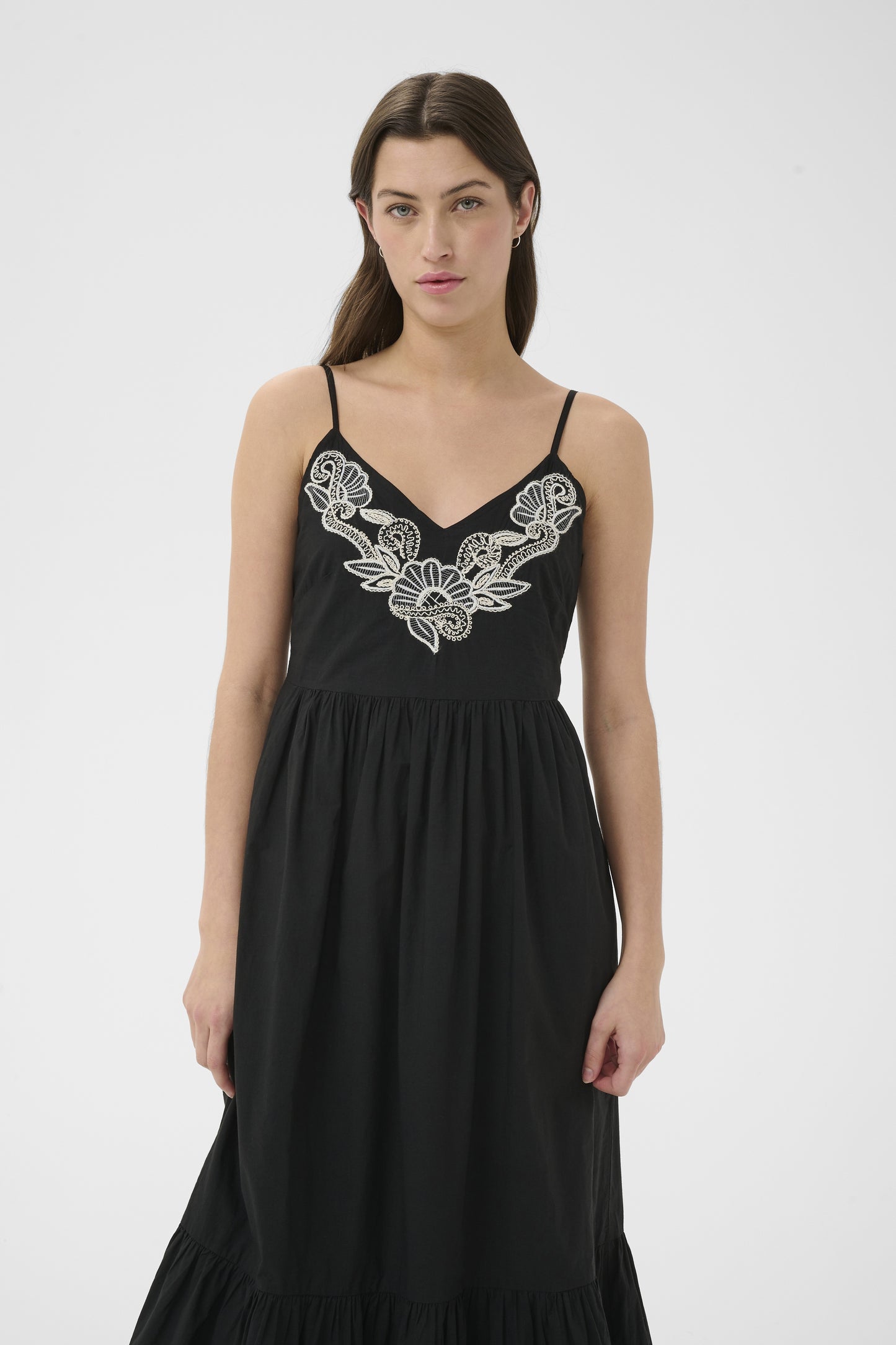 Part Two Bianna Black/Off White Dress