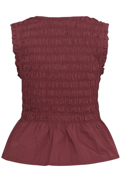 Part Two Borgny Burnt Russet Top