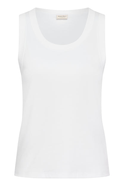 Part Two Bessy Bright White Vest Top