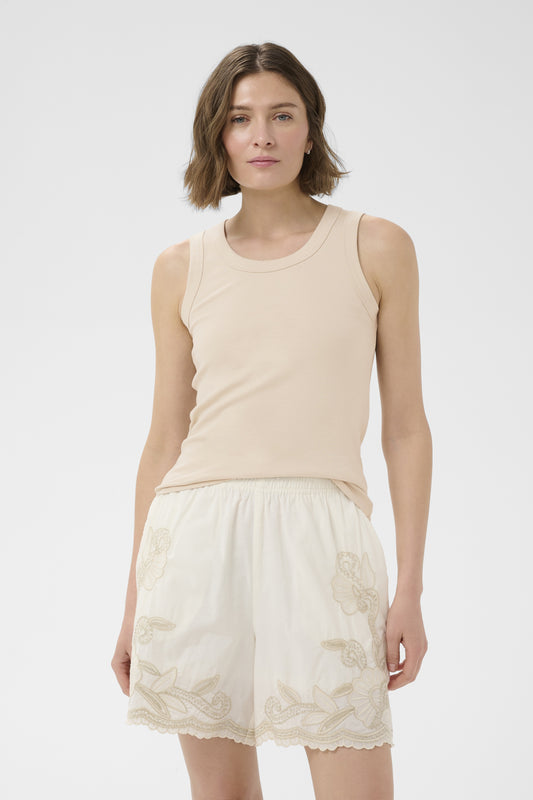 Part Two Bessy French Oak Vest Top