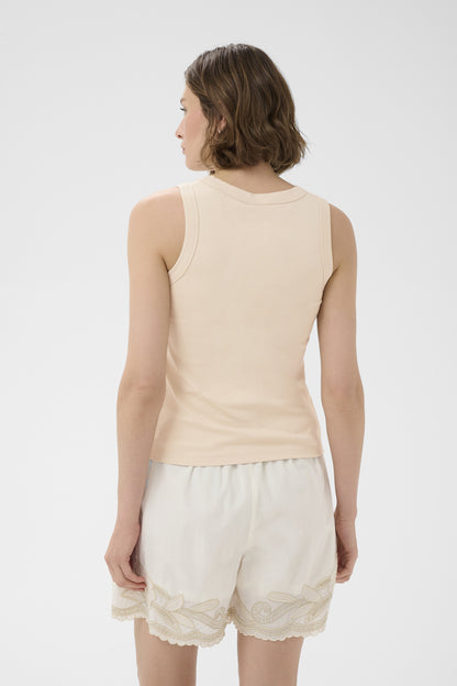 Part Two Bessy French Oak Vest Top