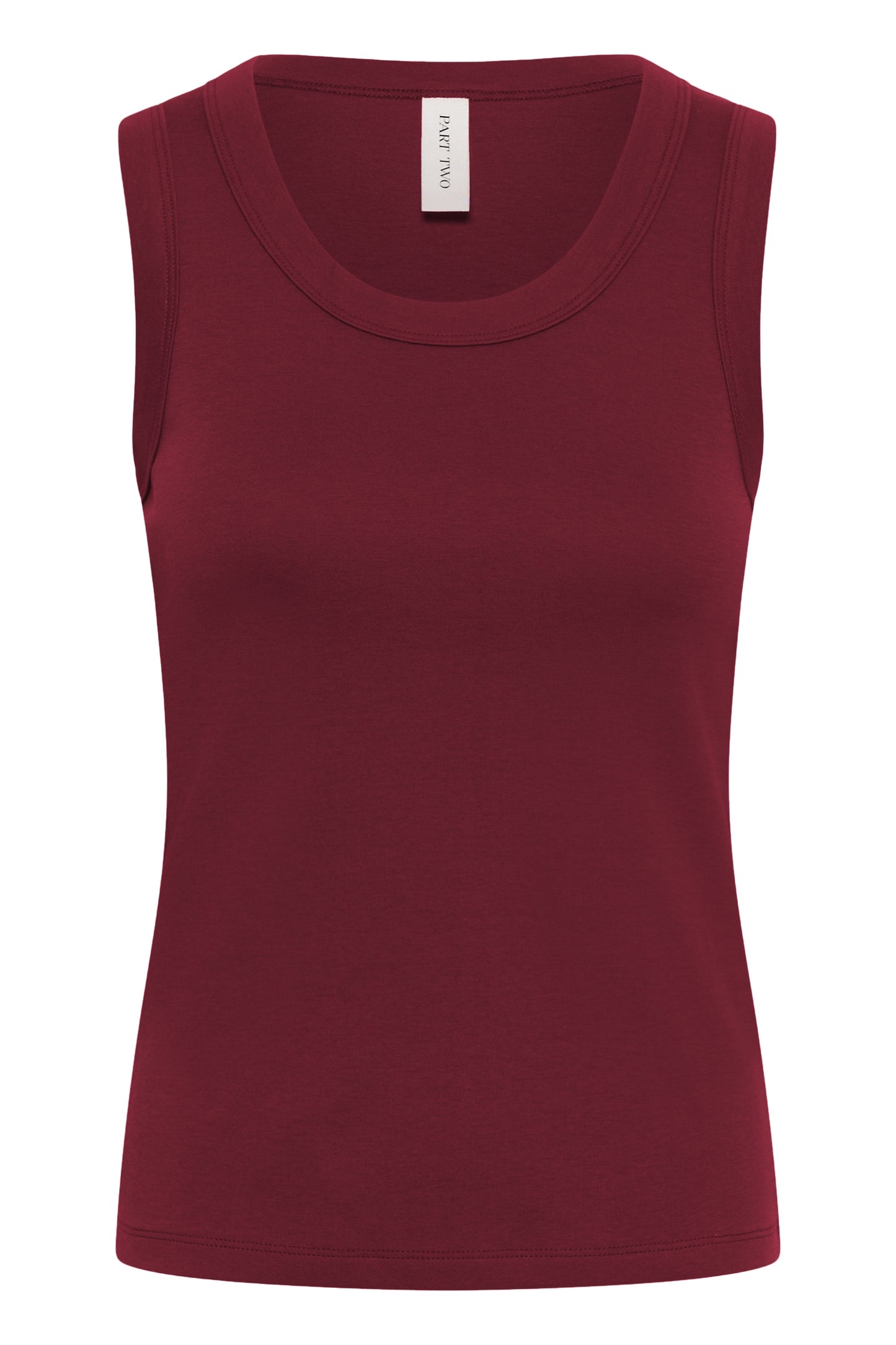 Part Two Bessy Burnt Russet Vest Top
